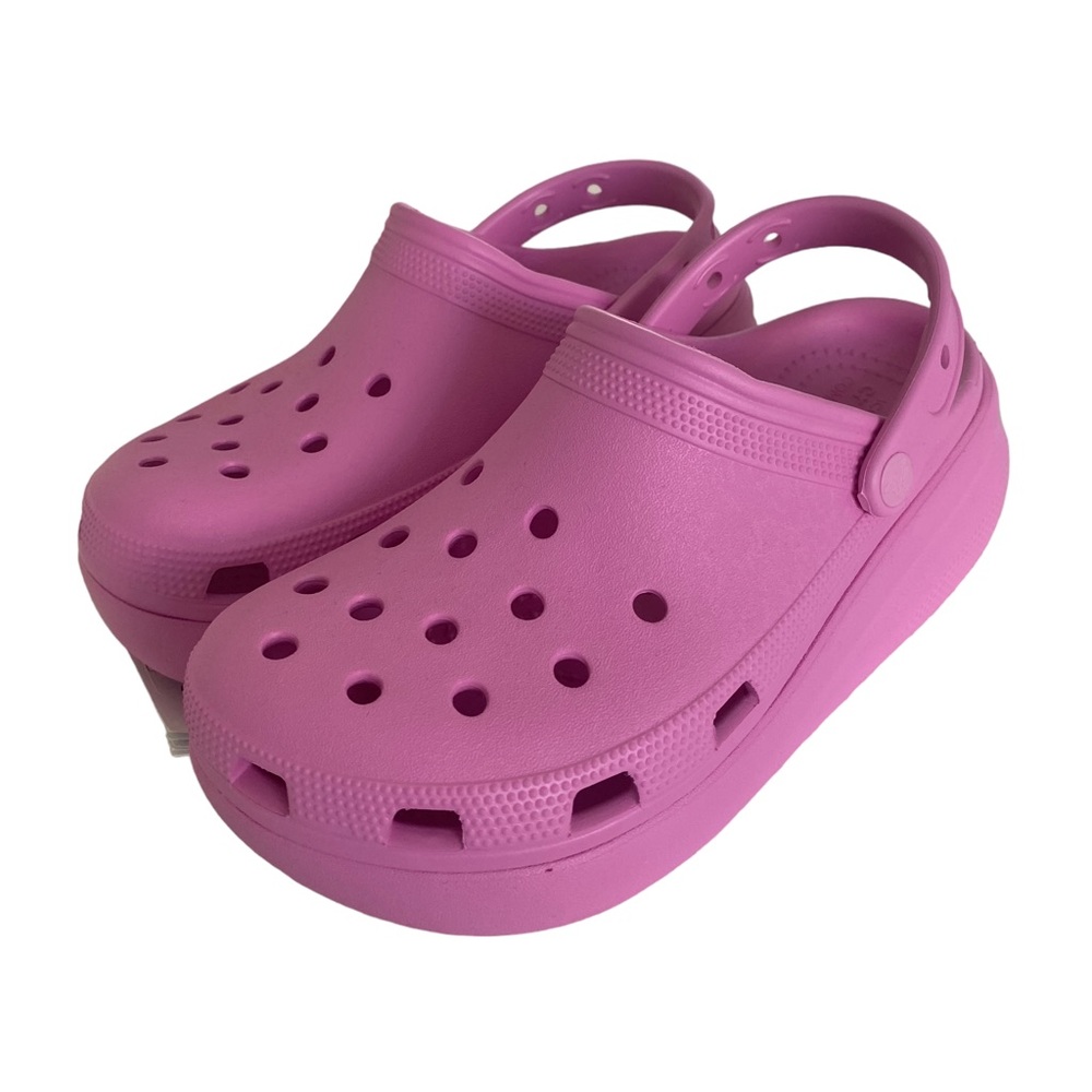 CROCS Kids’ Cutie Crush Clog in Taffy Pink  J6